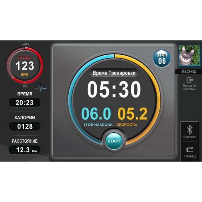 Беговая дорожка Ammity Classic+ ATM 720 TFT+ AC Беговая дорожка Ammity Classic+ ATM 720 TFT+ AC