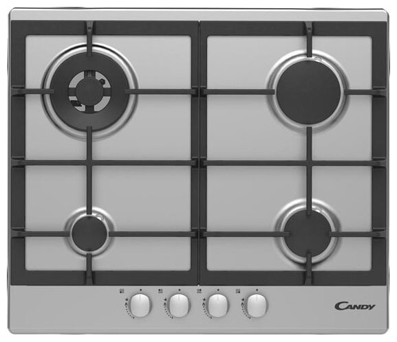 Встраиваемая газовая варочная панель Candy CPG 64 SWGX Встраиваемая газовая варочная панель Candy CPG 64 SWGX
