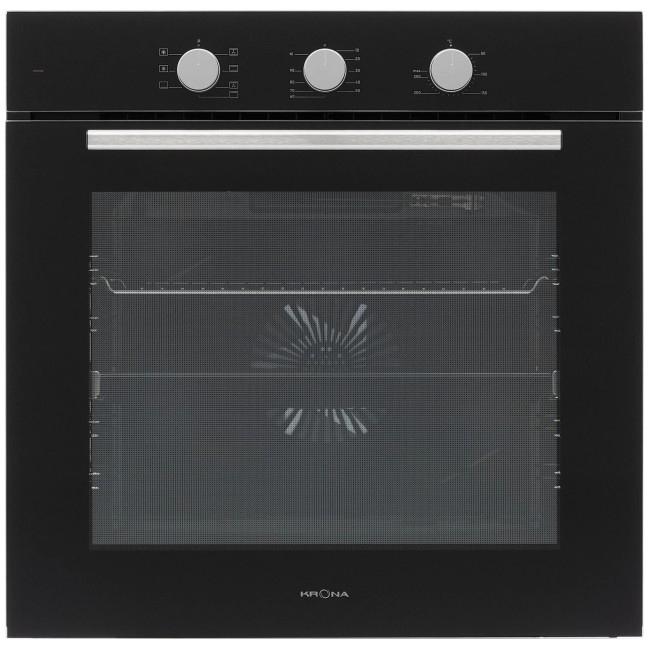 Встраиваемый электрический духовой шкаф Krona Alpha 60 BL