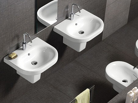 Раковина подвесная Hatria DAYTIME (YXBL01) белый Раковина подвесная Hatria DAYTIME (YXBL01) белый