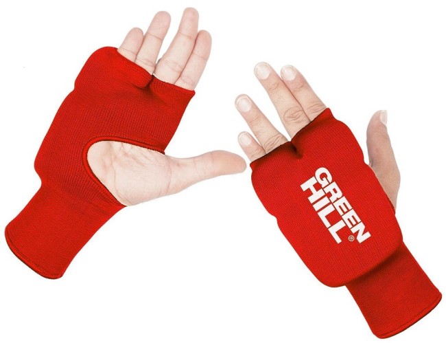 Накладки на кисть Green Hill Эластик HP-6133 красный S