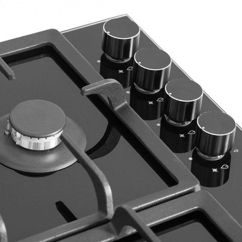 Встраиваемая газовая варочная панель Exiteq PFH 640 STGB-E/B Встраиваемая газовая варочная панель Exiteq PFH 640 STGB-E/B