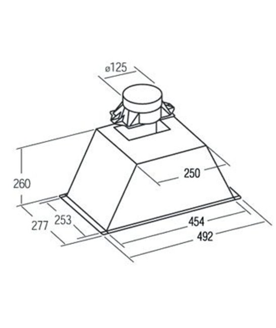 Встраиваемая вытяжка Cata GT Plus 45 WH/B