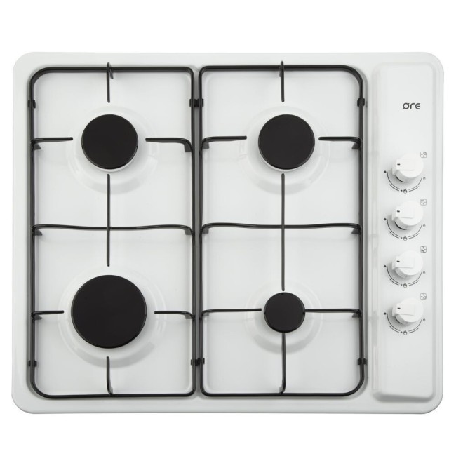 Встраиваемая газовая варочная панель ORE LGA60W Встраиваемая газовая варочная панель ORE LGA60W