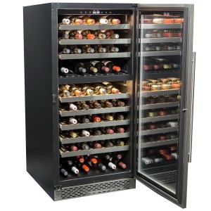 Винный шкаф Cavanova CV120DT черный