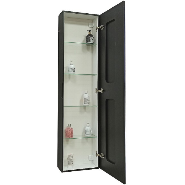 Зеркальный шкаф Continent Mirror Box black Led МВК050 Зеркальный шкаф Continent Mirror Box black Led МВК050