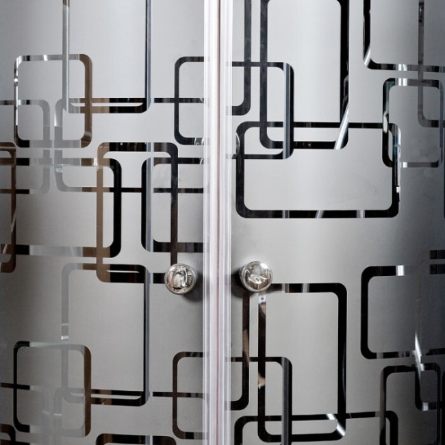 Душевая кабина Deto BM4590LED+GMBLACK