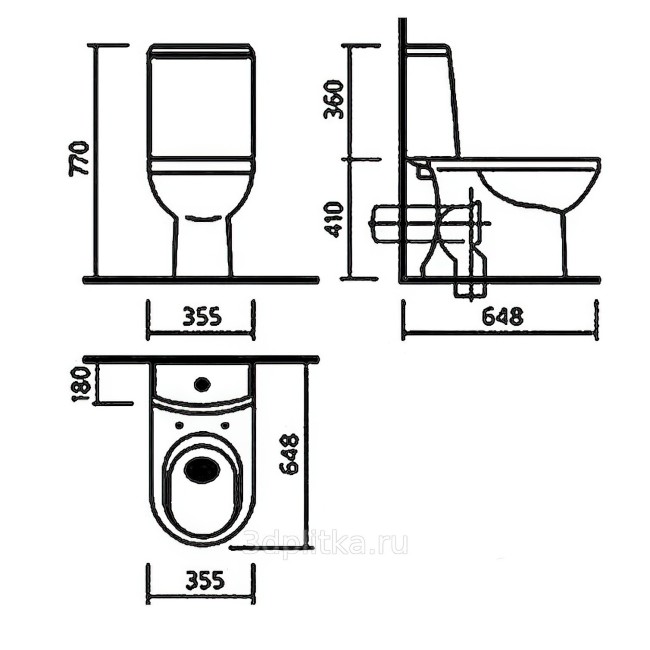 Чаша для унитаза Sanita Luxe Next luxe NXTSLTB01 Чаша для унитаза Sanita Luxe Next luxe NXTSLTB01