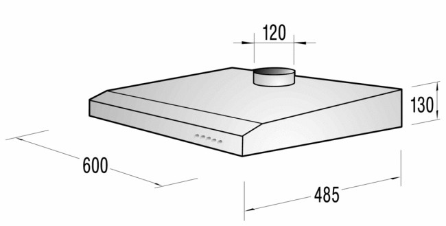 Вытяжка Gorenje DU 5345 E Вытяжка Gorenje DU 5345 E