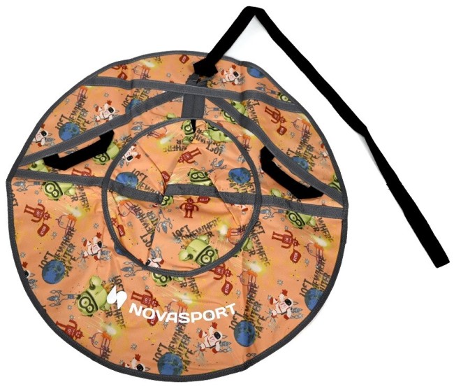 Тюбинг NovaSport CH030.090 оранжевый/андроид (без камеры) Тюбинг NovaSport CH030.090 оранжевый/андроид (без камеры)