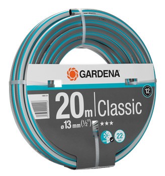 Шланг Gardena Classic 1/2 20м серый/зеленый (18003-20.000.00)