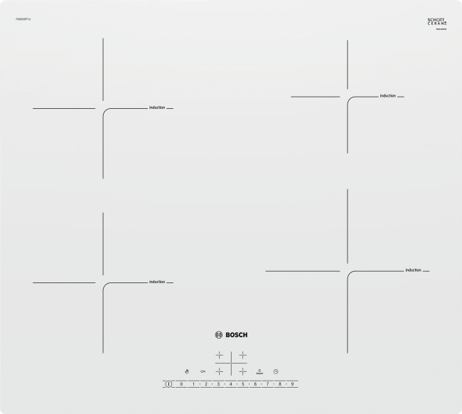 Встраиваемая индукционная варочная панель Bosch PUE612FF1J