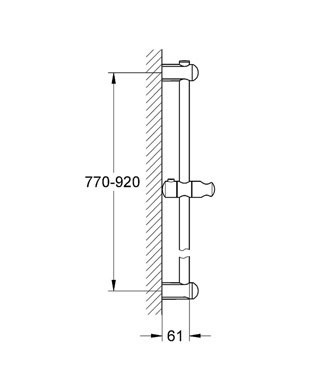 Душевая штанга Grohe Euphoria 27500000 Душевая штанга Grohe Euphoria 27500000