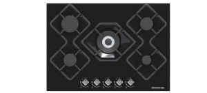 Встраиваемая газовая варочная панель Remenis REM-2156 black