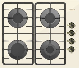 Встраиваемая газовая варочная панель Darina 1T18 BGC 341 12 Bg бежевый