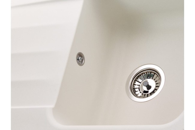 Кухонная мойка Kuppersberg LIRA 1B1D WHITE ALABASTER Кухонная мойка Kuppersberg LIRA 1B1D WHITE ALABASTER