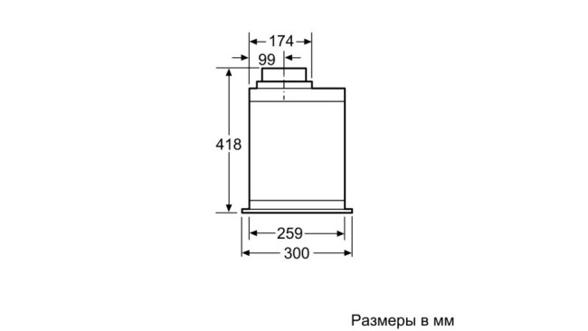 Встраиваемая вытяжка Neff D55ML66N1 Встраиваемая вытяжка Neff D55ML66N1