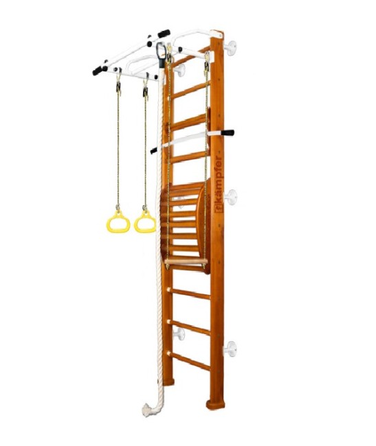 Шведская стенка Kampfer Helena Maxi wall №3 3 м белый Шведская стенка Kampfer Helena Maxi wall №3 3 м белый