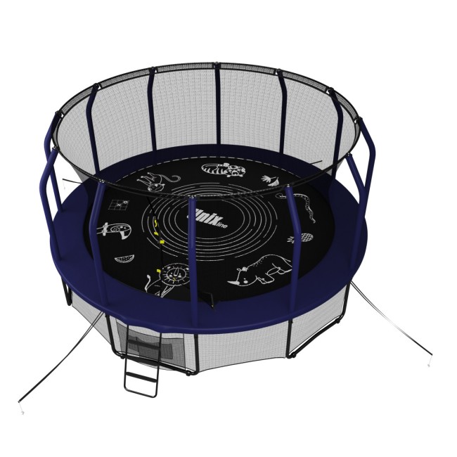 Батут Unix Line Supreme Game 16 ft blue Батут Unix Line Supreme Game 16 ft blue