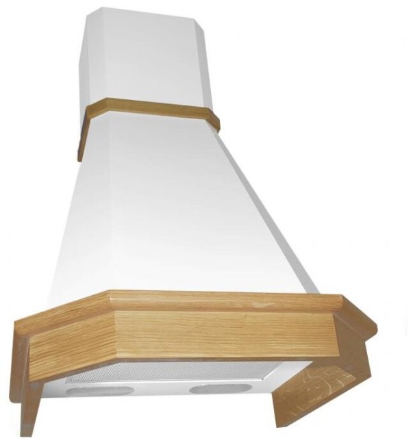 Каминная вытяжка Elikor Камин Грань 60 бежевый/дуб