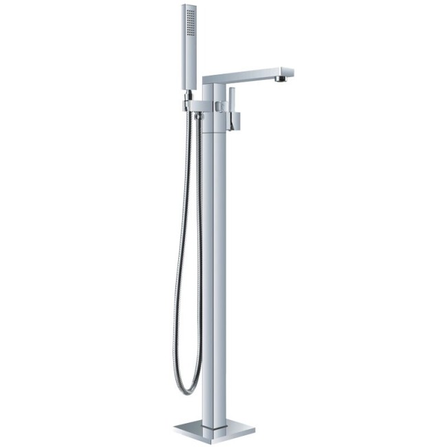 Напольный смеситель для ванны Aquanet хром (JA-6002) Напольный смеситель для ванны Aquanet хром (JA-6002)