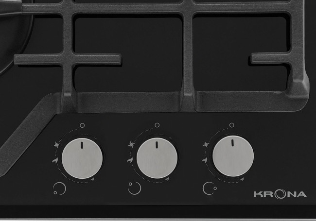 Встраиваемая газовая варочная панель Krona Corniola 45 BL