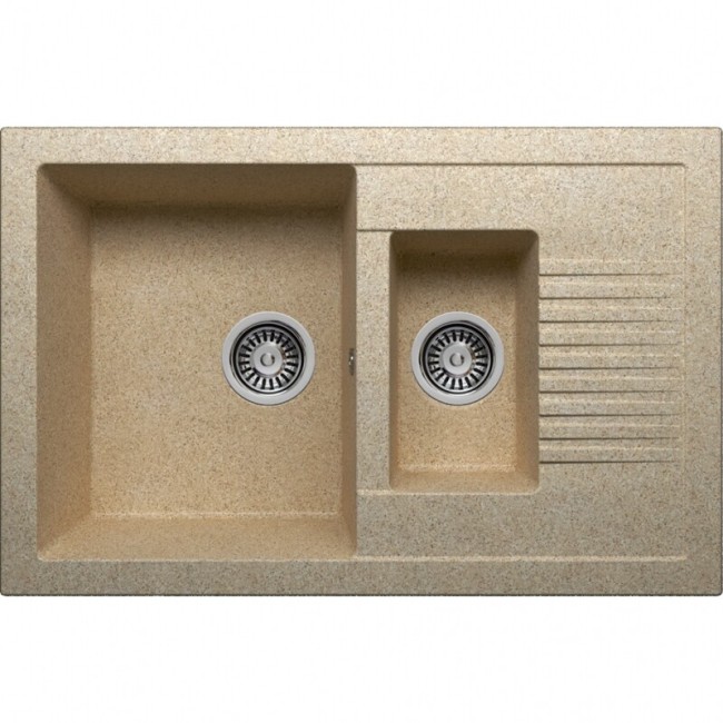 Кухонная мойка Polygran F-21-302 песочный Кухонная мойка Polygran F-21-302 песочный