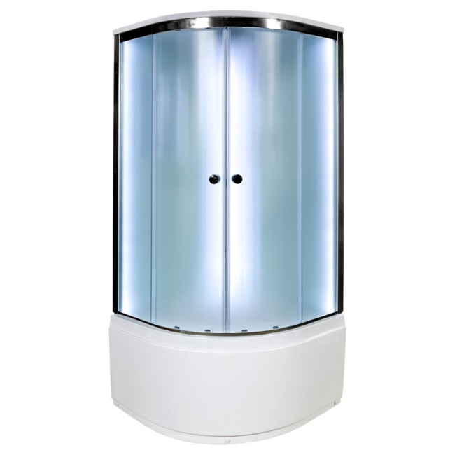 Душевая кабина Deto D10S LED с крышей и подсветкой
