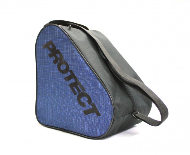 Сумка для коньков PROTECT 32х32х18 см синий