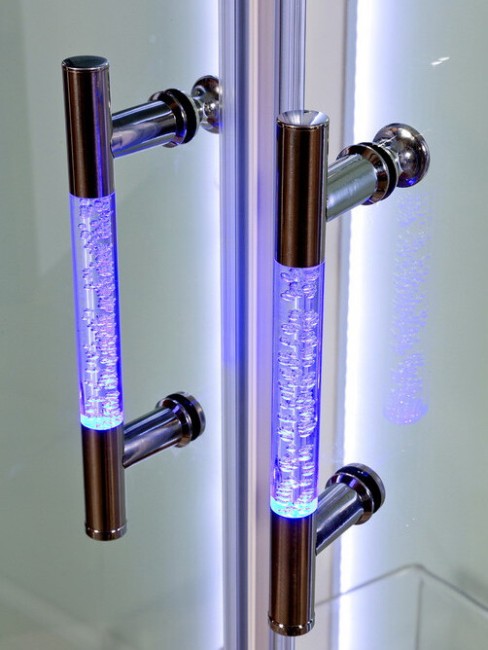 Душевая кабина Deto A102RLED+GMKN Душевая кабина Deto A102RLED+GMKN