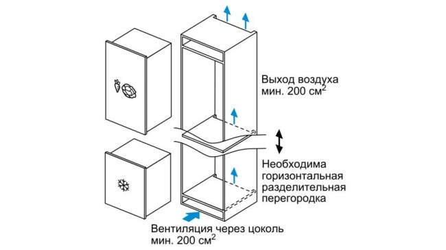 Встраиваемая морозильная камера Neff GI5113F20R