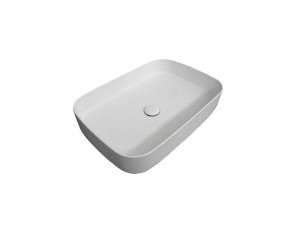 Раковина накладная Cielo SHUI (SHCOLAR60Bia) белый глянцевый