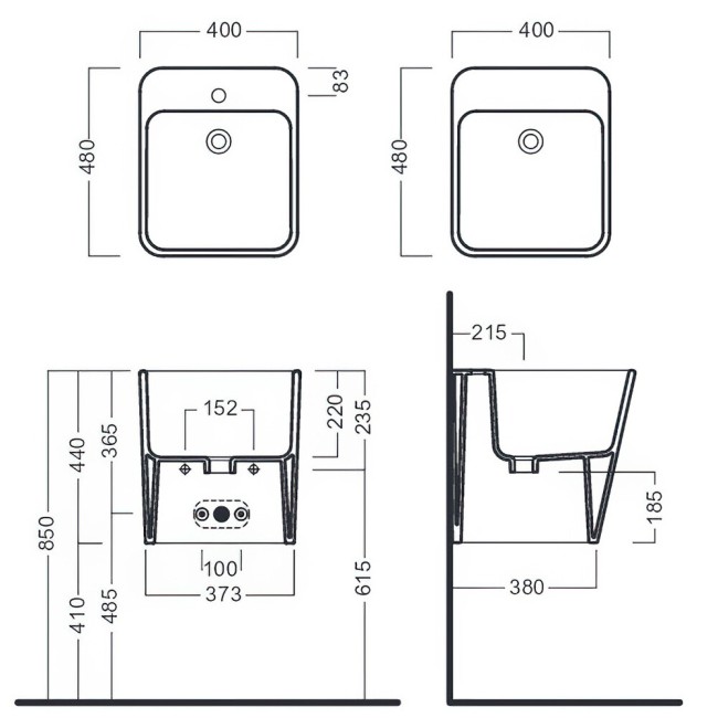 Раковина Hatria G-FULL (YXJG01)