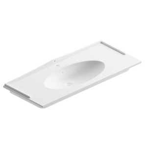 Раковина для тумбы Berloni Bagno QUADRA VINTAGE (LAVQAVINCXR58110) белый матовый