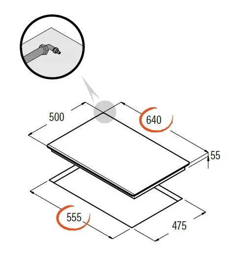 Встраиваемая газовая варочная панель Cata LCI 6031 BK Встраиваемая газовая варочная панель Cata LCI 6031 BK
