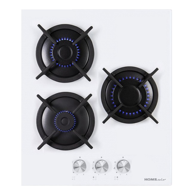 Встраиваемая газовая варочная панель HOMSair HGG431WH Встраиваемая газовая варочная панель HOMSair HGG431WH