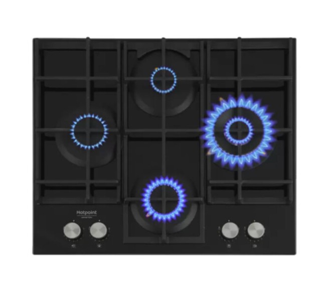 Встраиваемая газовая варочная панель Hotpoint-Ariston HAGS 62F/BK