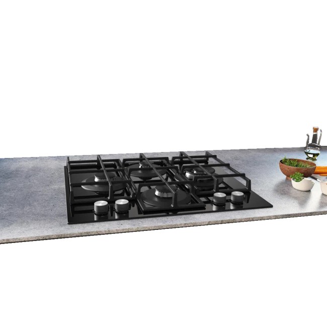 Встраиваемая газовая варочная панель Hotpoint-Ariston HAGS 62F/BK