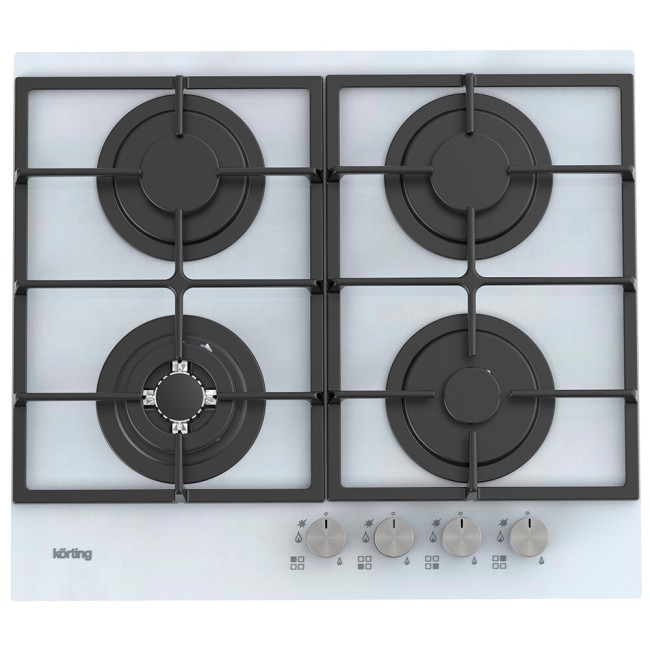 Встраиваемая газовая варочная панель Korting HGG 6722 CTW Встраиваемая газовая варочная панель Korting HGG 6722 CTW