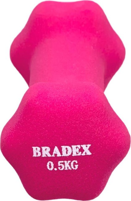 Гантель неопреновая Bradex SF0539 0.5 кг розовый Гантель неопреновая Bradex SF0539 0.5 кг розовый