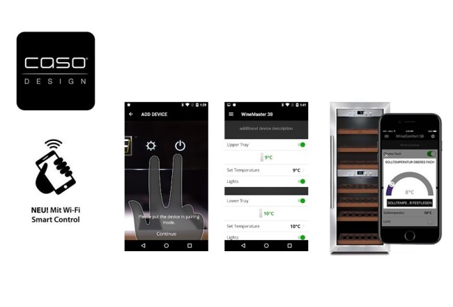 Винный шкаф Caso WineComfort 380 Smart