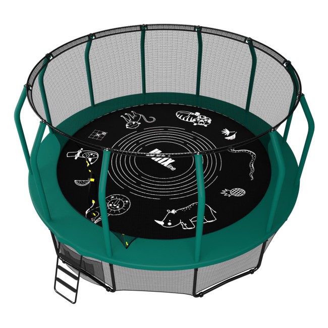 Батут Unix Line Supreme Game 14 ft green Батут Unix Line Supreme Game 14 ft green