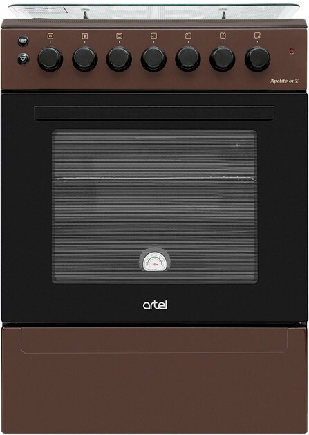 Комбинированная плита Artel Apetito 01-E коричневый