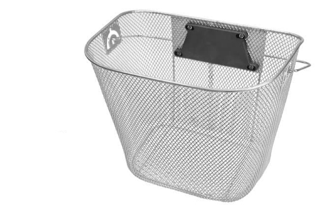 Велокорзина серебристая 2018