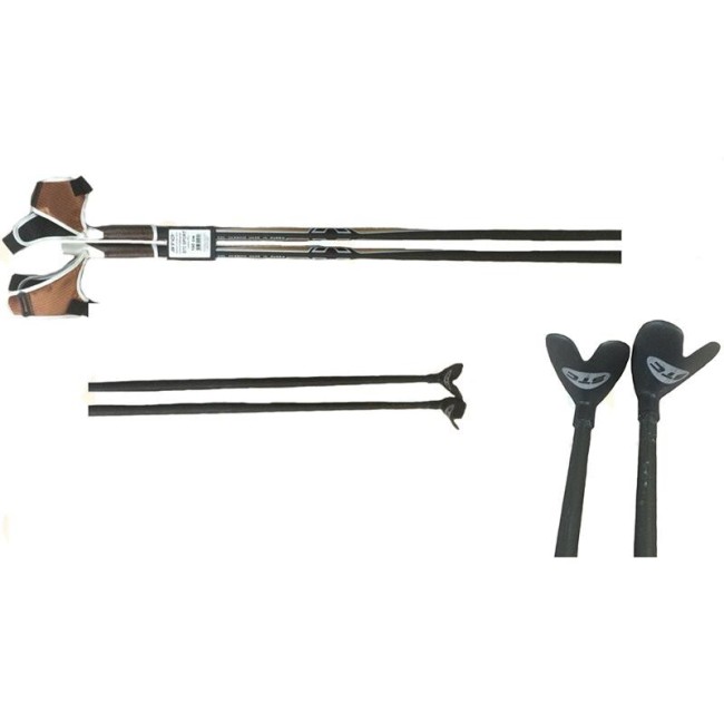 Лыжные палки STC гибридные 35/65 145