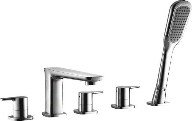 Смеситель на борт ванны Cezares (TESORO-F-BVD5-01) Смеситель на борт ванны Cezares (TESORO-F-BVD5-01)