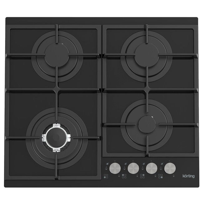 Встраиваемая газовая варочная панель Korting HGG 6734 CTN Встраиваемая газовая варочная панель Korting HGG 6734 CTN