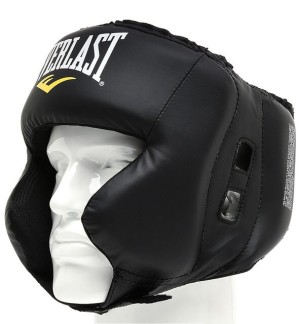 Шлем боксерский Everlast Durahide 4022U черный