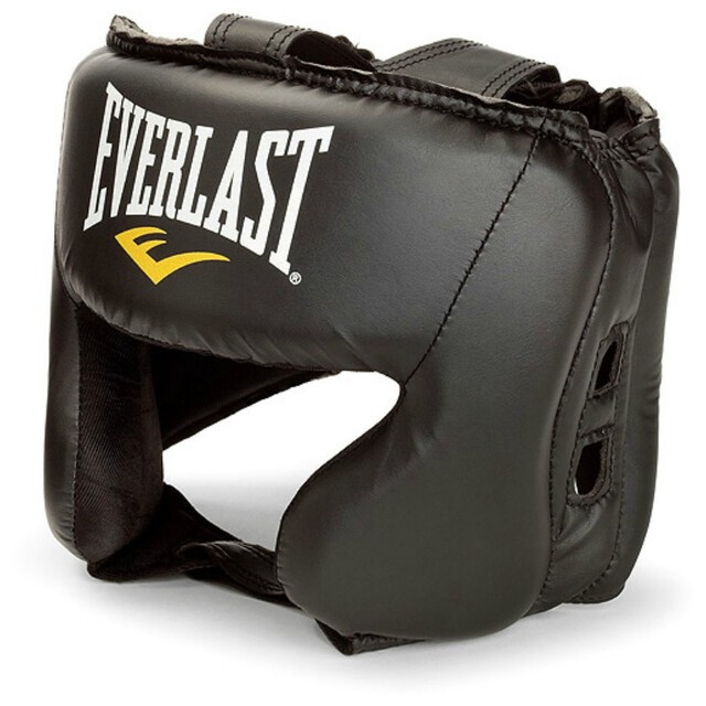 Шлем боксерский Everlast Durahide 4022U черный