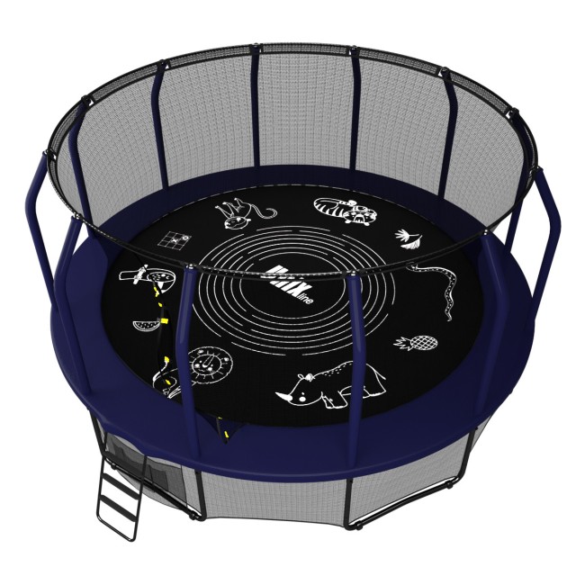 Батут Unix Line Supreme Game 14 ft blue